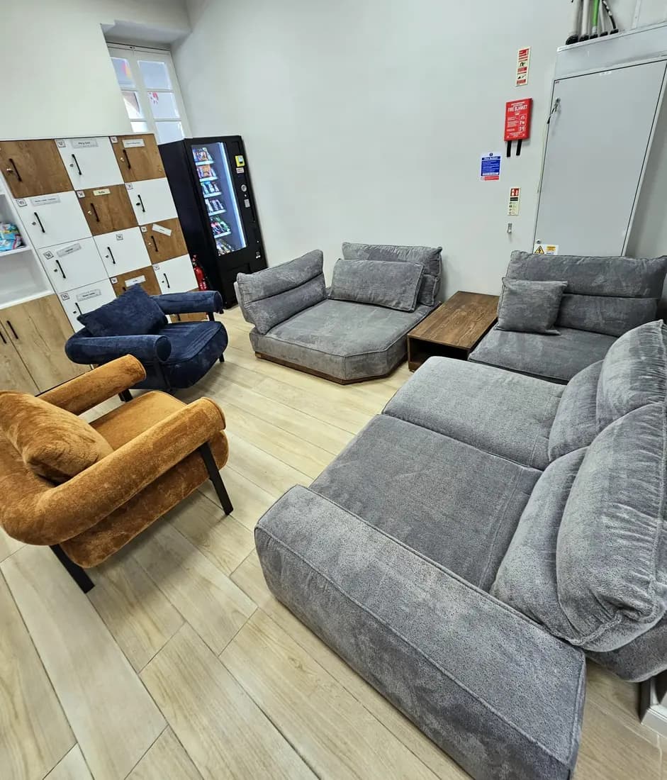Office lounge sofas and armchairs cleaned on-site by ARA Clean Malta